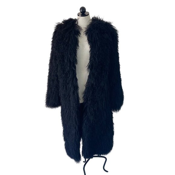 BCBGMaxAzria Jackets & Blazers - BCBG Max Azria Collection Mongolian Fur Coat